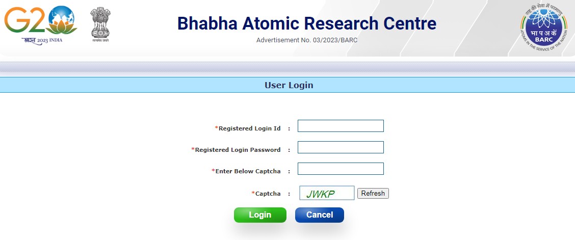 BARC Admit Card 2023