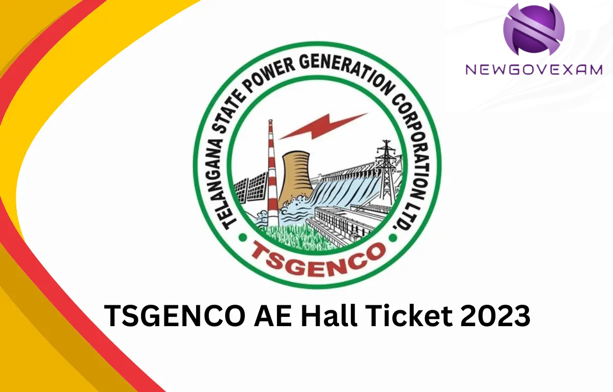 TSGENCO AE Admit card Out 2023