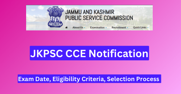 JKPSC CCE 2024 Notification