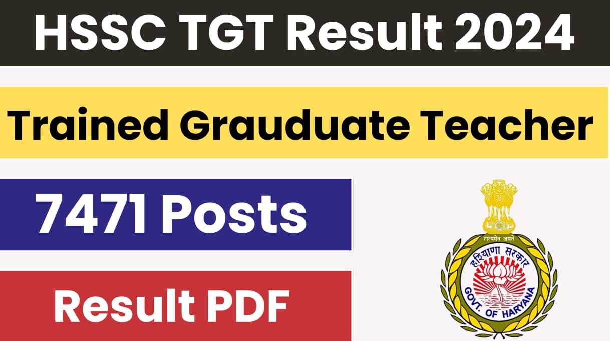 HSSC TGT Result 2024