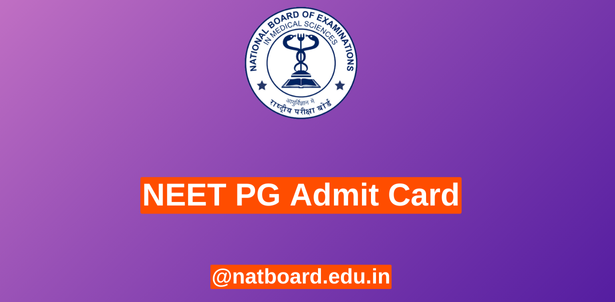 NEET PG Admit Card 2024