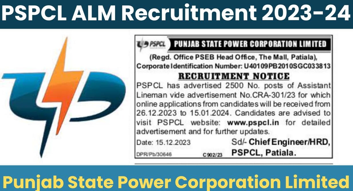 PSPCL ALM Admit Card 2024 Out