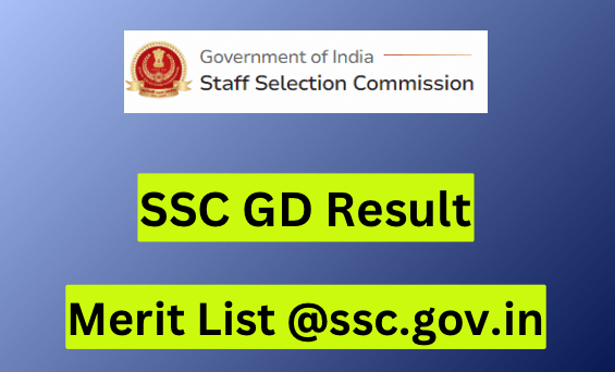 SSC GD Result 2024