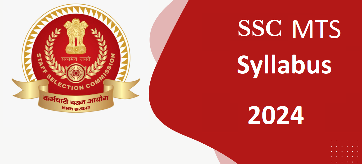 SSC MTS Syllabus 2024