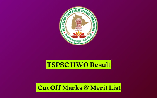 TSPSC HWO Result 2024