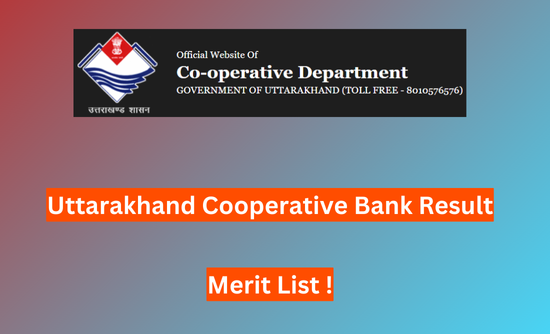 Uttarakhand Cooperative Bank Result 2024