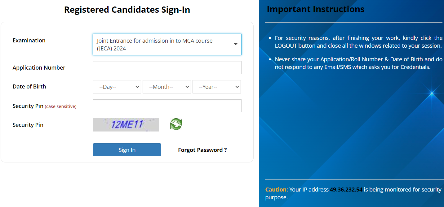 WB JECA Admit Card 2024