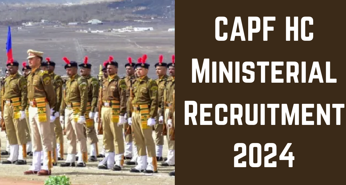 CAPF Head Constable ASI Bharti Notification 2024