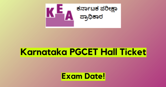 Karnataka PGCET Hall Ticket 2024