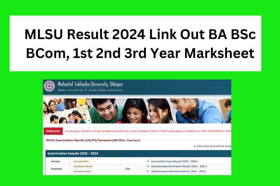 MLSU Result 2024 Link Out