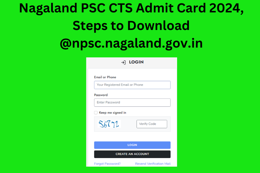 Nagaland PSC CTSE Admit Card 2024