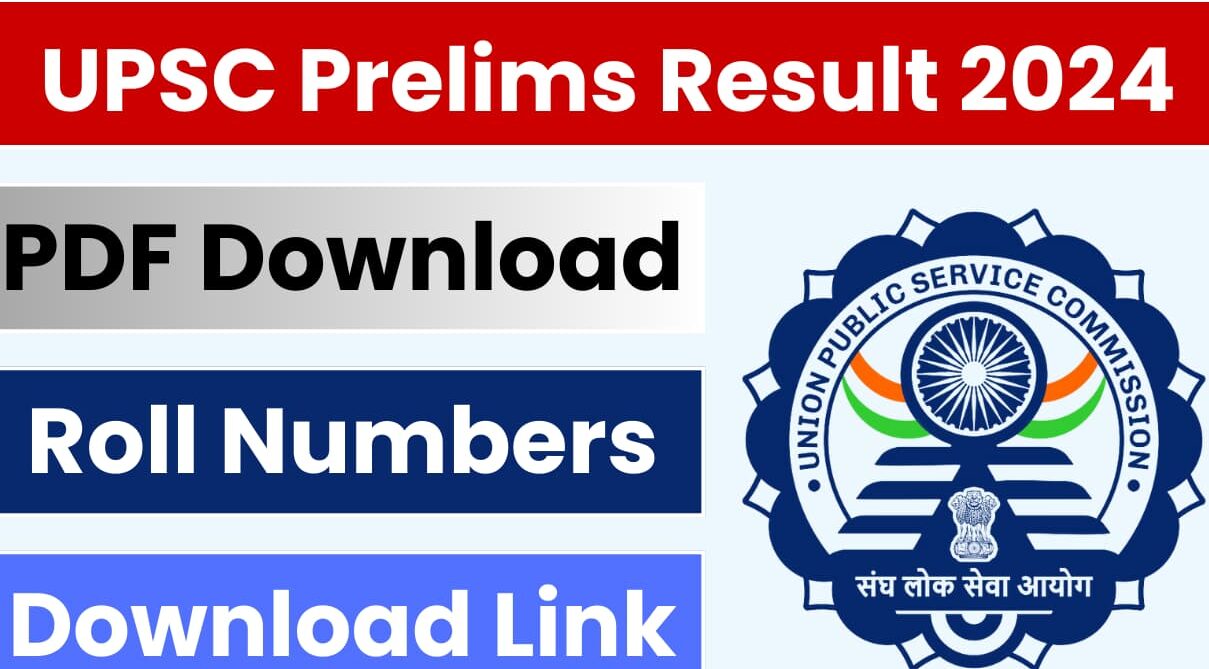 UPSC Prelims Result 2024 Declared