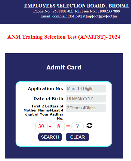 MP ANM Admit Card 2024, Out at esb.mp.gov.in, Direct Link to ANMTST Hall Ticket, Check Exam Date, breaking news latest news , big news current affairs today news 