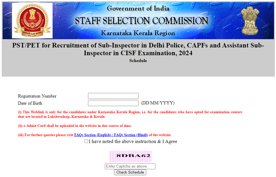 SSC CPO Admit Card 2024 Out, @ssc.gov.in, PET PST Application Status Out