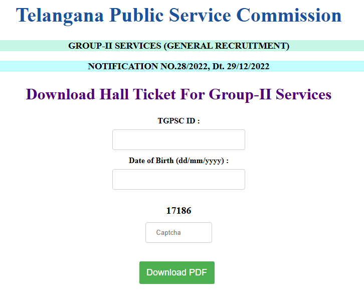 TGPSC Group 2 Hall Ticket 2024 Out, Admit Cards Released. Check direct link here