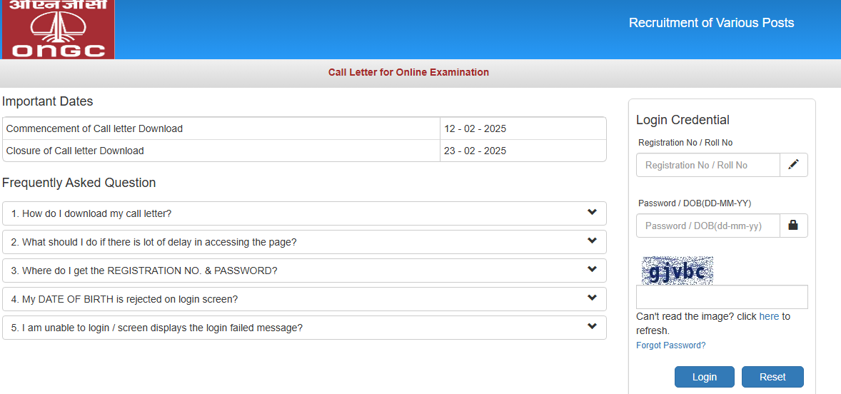 ONGC AEE Admit Card 2025 Download Link, Download Hall Ticket Here, Preparation