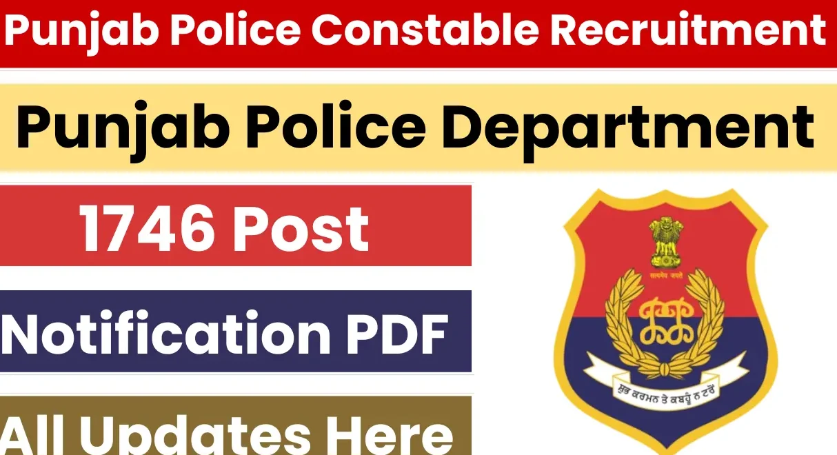 Punjab Police Constable Admit Card 2025